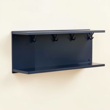 Wren Brook Wall-Mounted Entryway Organizer Shelf - Navy (synthetic illustration; no displayed measurements)