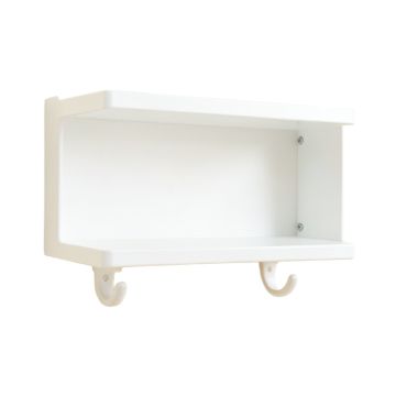 Linden Canyon Wall-Mounted Entryway Organizer Shelf - White