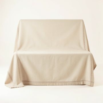 Dawn Falls Flat Bed Sheet - Beige (synthetic illustration; no displayed measurements)