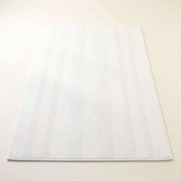 Aspen Branch Rectangular Area Rug - White (synthetic illustration; no displayed measurements)