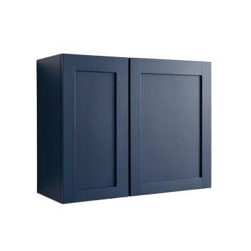 Sage Arc Wall-Mounted Entry Cabinet - Navy