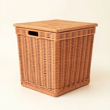 Hazel Branch Laundry Hamper - Terracotta (synthetic illustration; no displayed measurements)
