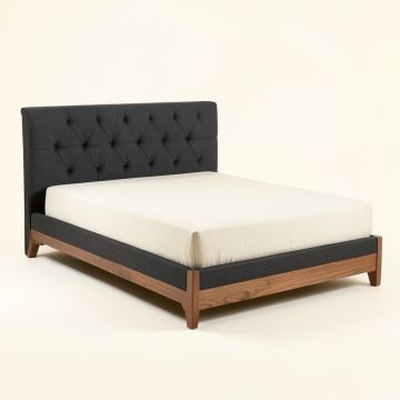 Lilyana Tufted Upholstered Low Profile Standard Bed (synthetic illustration; no displayed measurements)