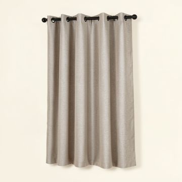 Rylan Damask Semi-Sheer Grommet Single Curtain Panel (synthetic illustration; no displayed measurements)