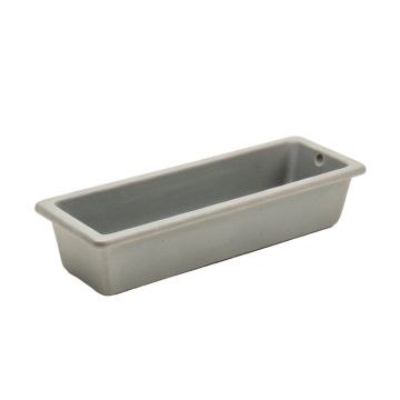 Lake Brook Empty Railing Planter With Integral Brackets - Gray