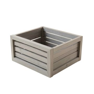 Oak Falls Empty Furniture-Style Litter Enclosure - Gray