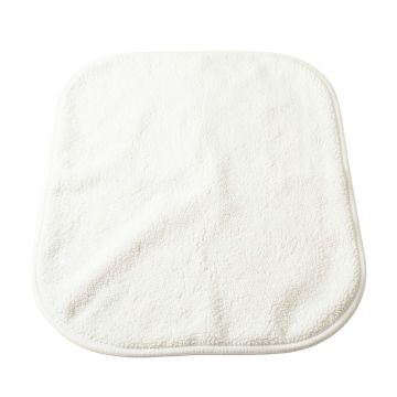 Birch Edge Bath Mat - White