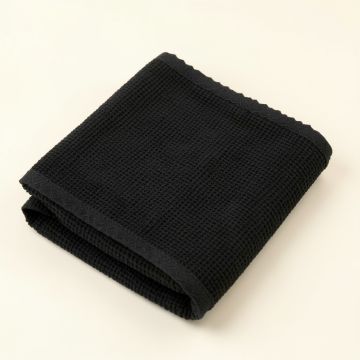 Oak Dale Bath Towel - Black (synthetic illustration; no displayed measurements)
