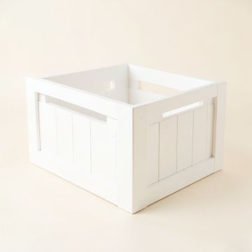 Dune Crest Empty Furniture-Style Pet Crate - White (synthetic illustration; no displayed measurements)