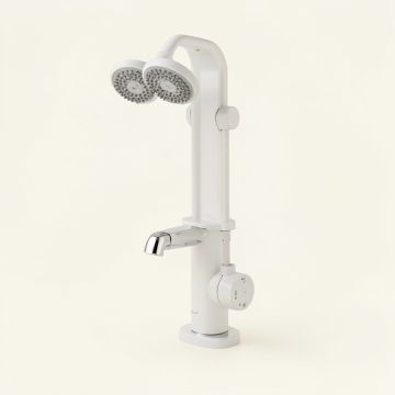 3 Way Led Thermostatic Complete Shower System (synthetic illustration; no displayed measurements)