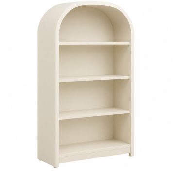 Oak Bridge Freestanding Bookcase - Cream