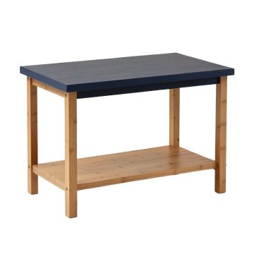 Linden Canyon Empty Workshop Workbench - Navy