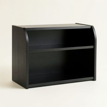 Shore Bluff Desktop Shelving Unit - Black (synthetic illustration; no displayed measurements)