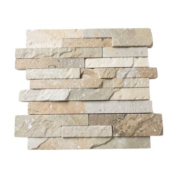 12 '' X 12 '' Travertine Stacked Stone Mosaic Tile