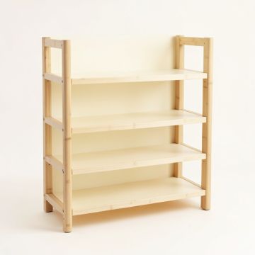 Cliff Bend Empty Seed-Starting Shelving Unit Without Lights - Cream (synthetic illustration; no displayed measurements)