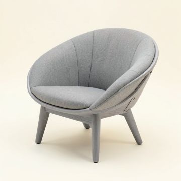 Wool Papasan Chair (synthetic illustration; no displayed measurements)