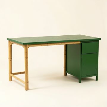 Olive Bridge Empty Workshop Workbench - Green (synthetic illustration; no displayed measurements)