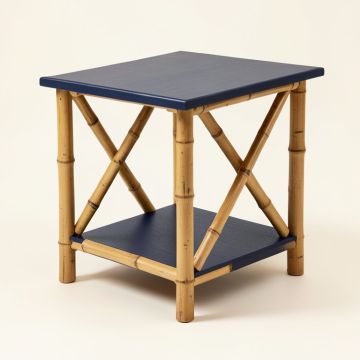 Harbor Edge Side Table - Navy (synthetic illustration; no displayed measurements)