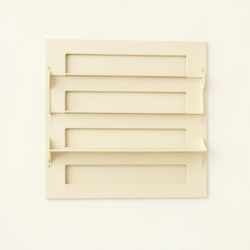Stone Bridge Empty Wall-Mounted Tool Organizer Panel - Ivory (synthetic illustration; no displayed measurements)