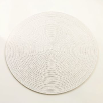 Juniper Crest Round Area Rug - White (synthetic illustration; no displayed measurements)