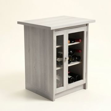 Oubre Bar With Wine Storage (synthetic illustration; no displayed measurements)