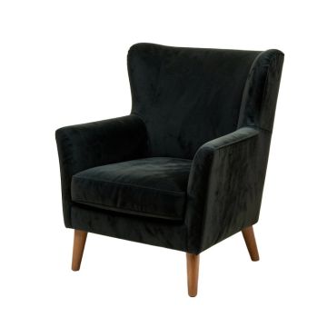 31.1 '' Wide Velvet Wingback Chair