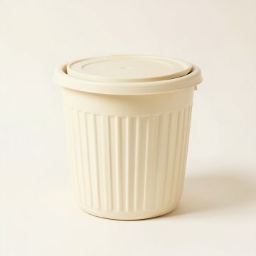 Briar Bend Closed Garden Compost Bin - Cream (synthetic illustration; no displayed measurements)