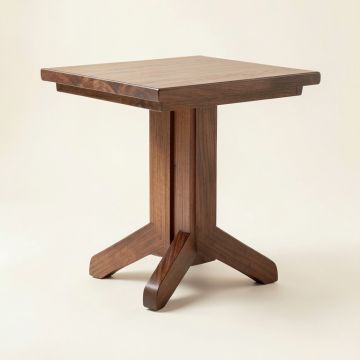 Corbitt Solid Wood End Table (synthetic illustration; no displayed measurements)