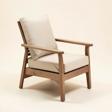 Keenes Recliner Patio Chair With Cushion (synthetic illustration; no displayed measurements)
