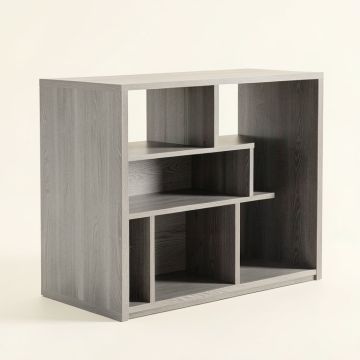 Vale Falls Desktop Shelving Unit - Gray (synthetic illustration; no displayed measurements)