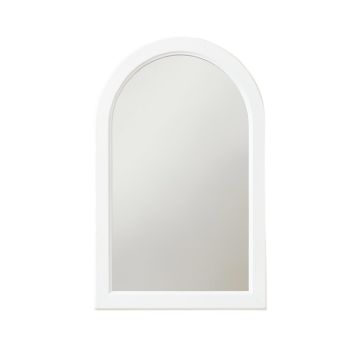 Hill Crest Framed Wall Mirror - White