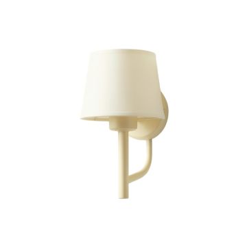 Ridge Crossing Wall Sconce Mounted On A Plain Wall - Cream