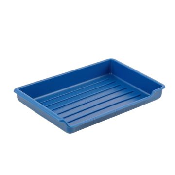 Cliff Fold Empty Under-Desk Cable Tray - Blue