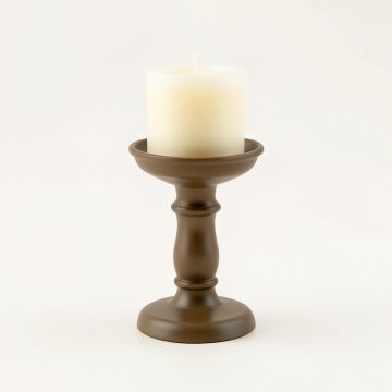 Exclamation 28 '' Iron Wall Sconce With Candle Included (synthetic illustration; no displayed measurements)