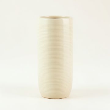 Elm Brook Empty Decorative Vase - Cream (synthetic illustration; no displayed measurements)