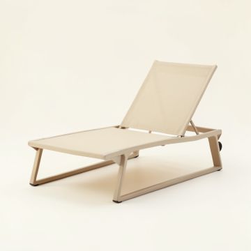 Bay Branch Outdoor Lounge Chair - Beige (synthetic illustration; no displayed measurements)