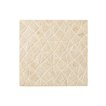 Brook Brook Uninstalled Square Decorative Tile - Beige