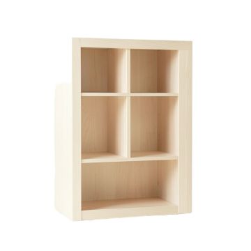 Hazel Falls Freestanding Bookcase - Ivory
