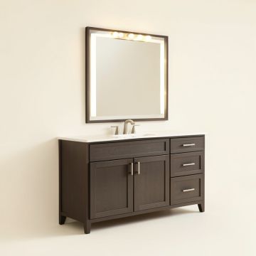 Valenti Led 60 '' Double Bathroom Vanity Set (synthetic illustration; no displayed measurements)