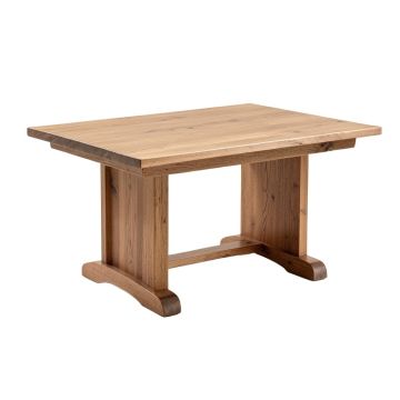 Brookhurst Drop Leaf Rubberwood Solid Wood Dining Table