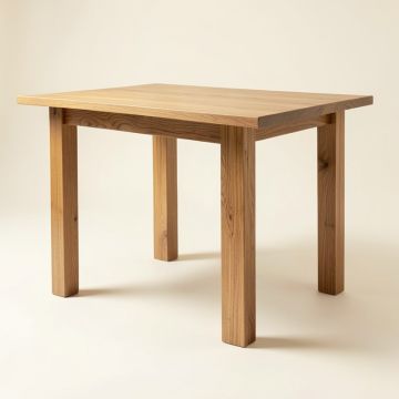 Almodovar Loon Peak Solid Wood Dining Table (synthetic illustration; no displayed measurements)