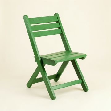 Rowan Bend Folding Outdoor Chair - Green (synthetic illustration; no displayed measurements)