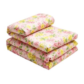 Vintage Floral 4 Piece Crib Bedding Set