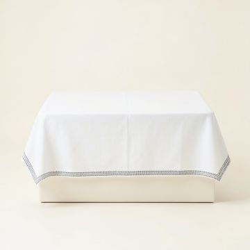 Cedar Edge Flat Bed Sheet - White (synthetic illustration; no displayed measurements)