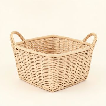 Summit Crest Empty Storage Basket - Beige (synthetic illustration; no displayed measurements)