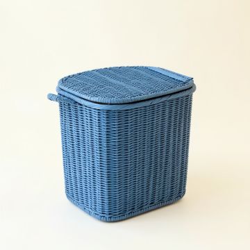 Wren Bend Laundry Hamper - Blue (synthetic illustration; no displayed measurements)