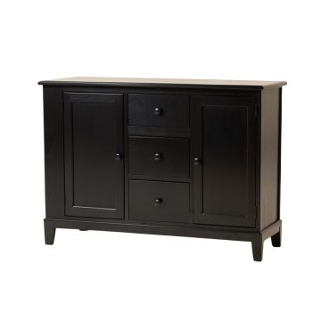 69 Inch Wooden Sideboard Buffet Storage Cabinet With 2 Doors & 3 Drawers