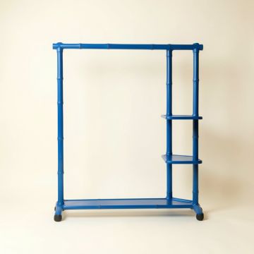 Linden Brook Empty Garment Rack - Blue (synthetic illustration; no displayed measurements)