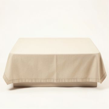 Ash Crest Flat Bed Sheet - Beige (synthetic illustration; no displayed measurements)