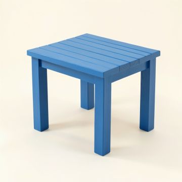Cedar Dale Compact Balcony Table - Blue (synthetic illustration; no displayed measurements)